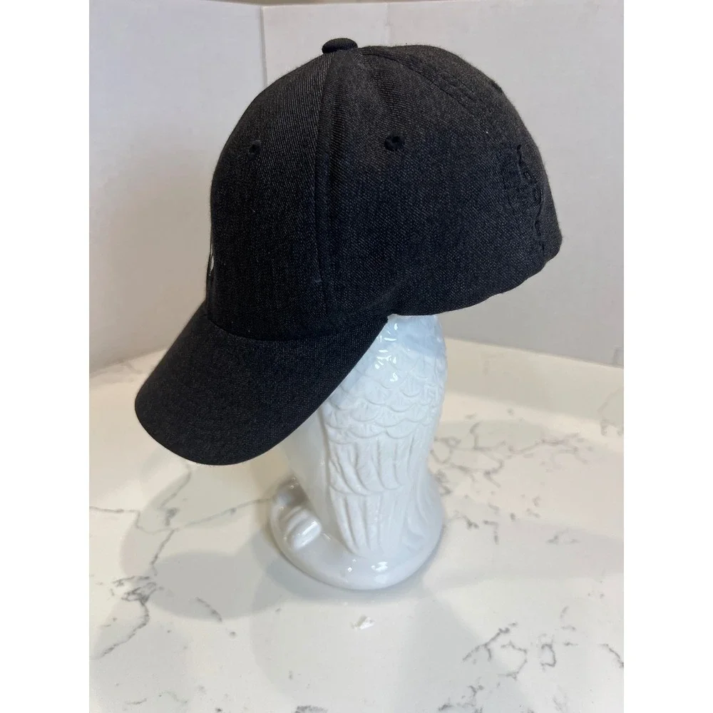 Volcom Fullstone Heather‎ Youth Stretch Flexfit Hat Charcoal Grey Cap Logo